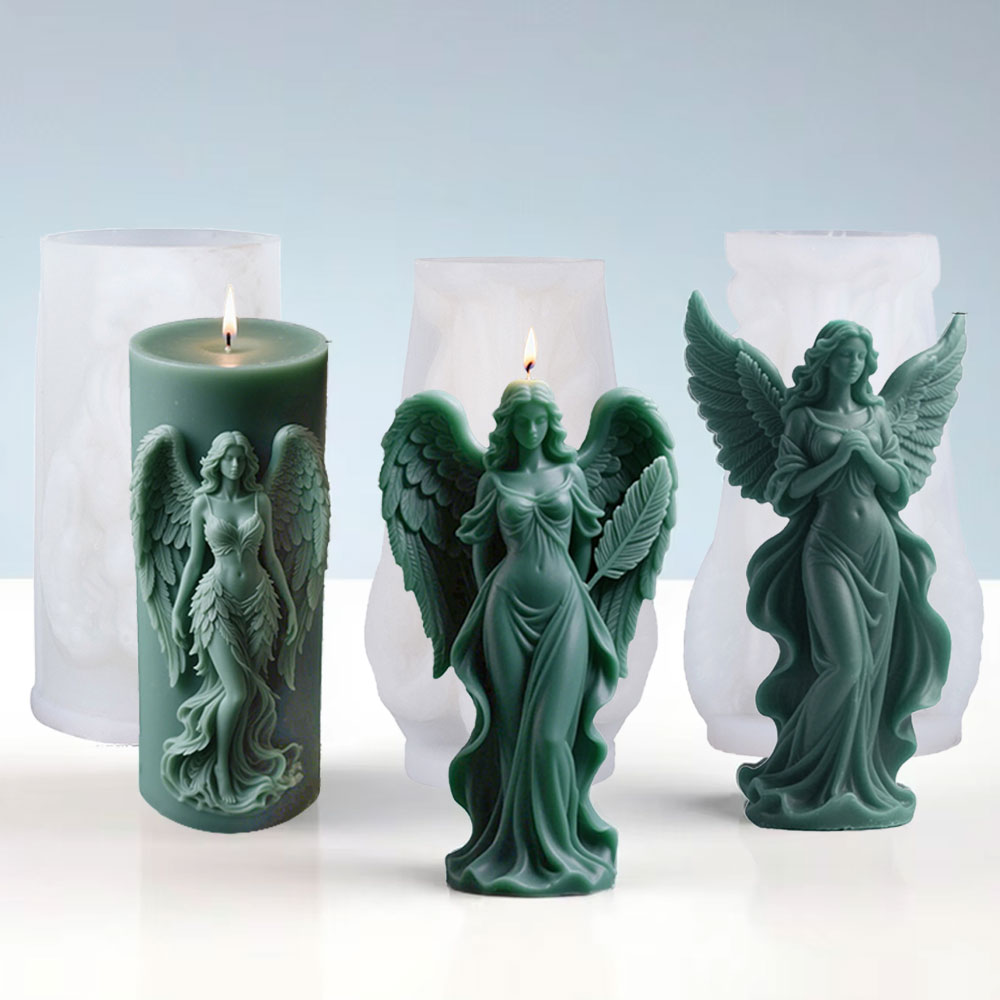 Candle Making Reno - Vleugels Godin Geurende Siliconen Kaars Schimmel