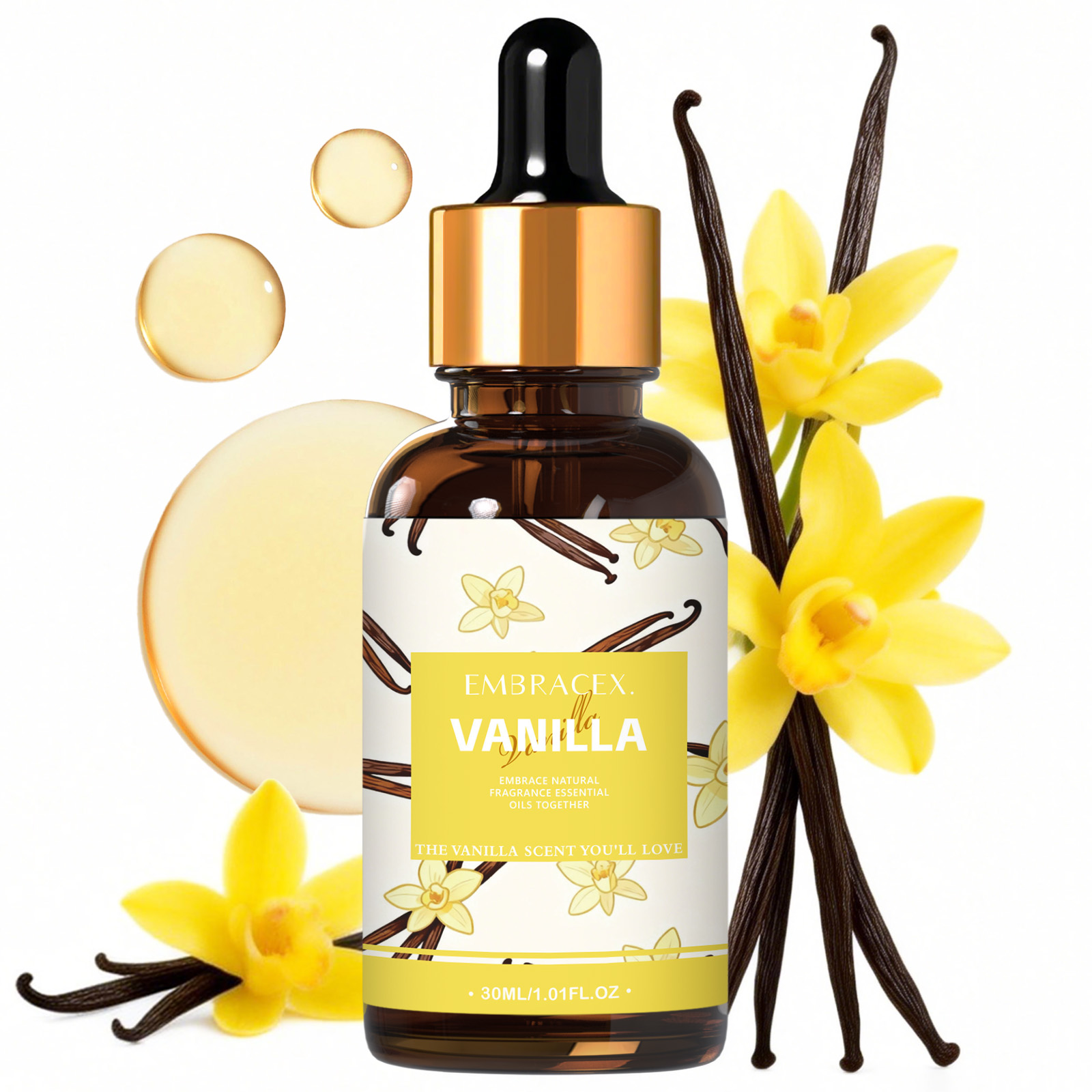 Candle Making Ingredients - 30 ml vanille-etherische olie voor diffusers,