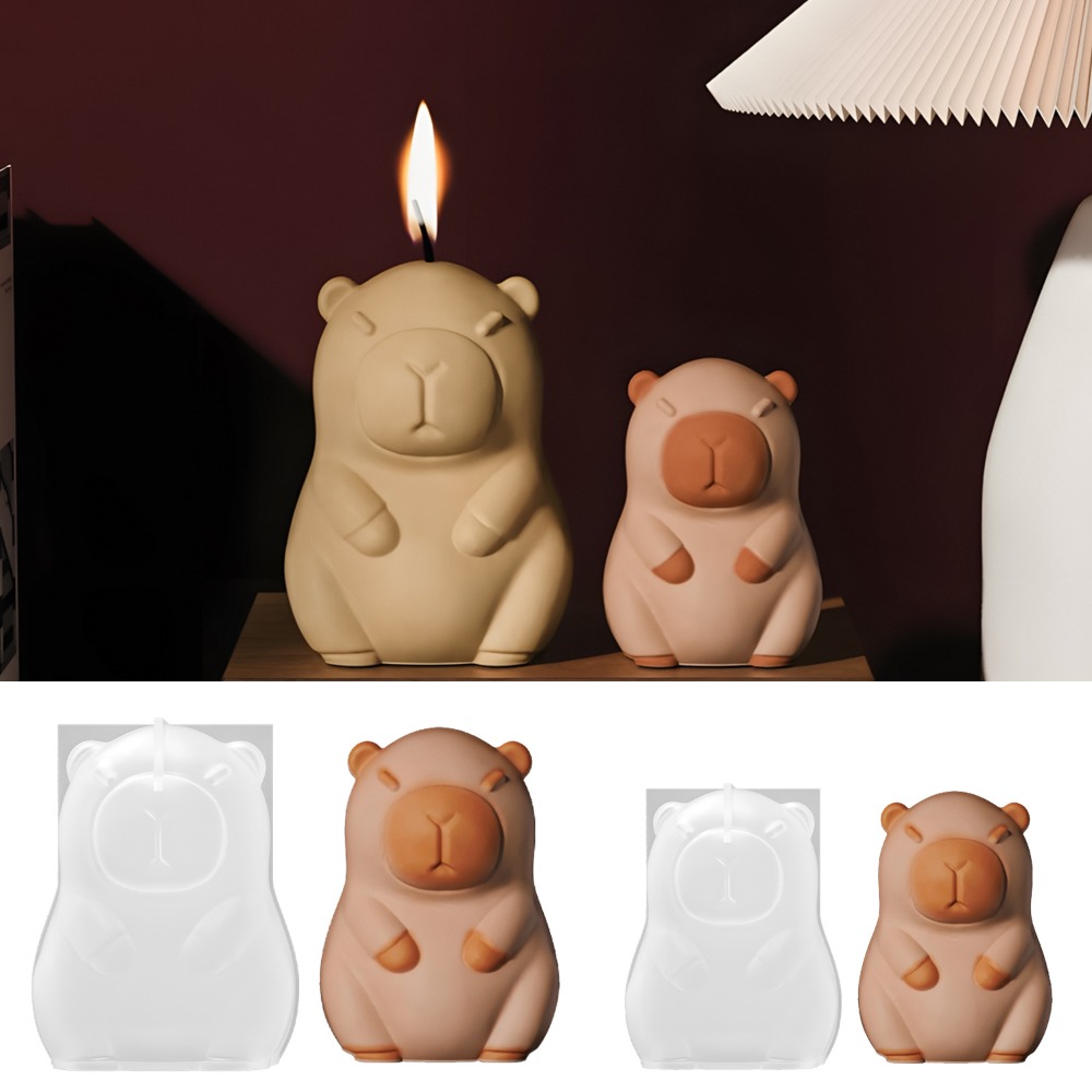 Staande Capibara geurkaars sil - Candle Making Reno recensie en prijs