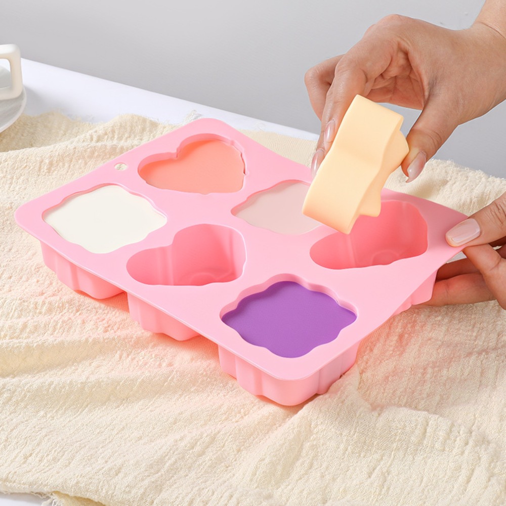 Vierkante hartvorm siliconen m - Candle Making Reno recensie en prijs