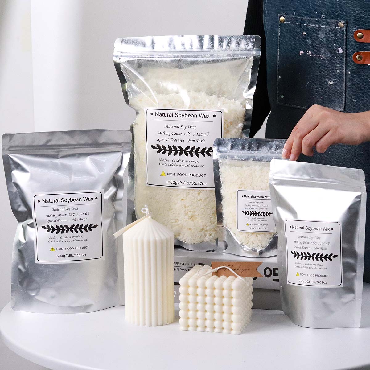 100/250/500/1000g Natuurlijke  - Candle Making Kits recensie en prijs