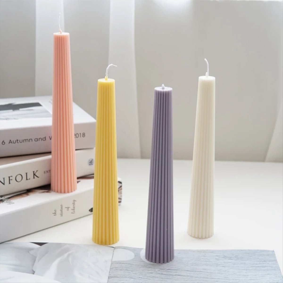 *ABAB Gestreepte Lange Paal Ko - Candle Making Kits recensie en prijs