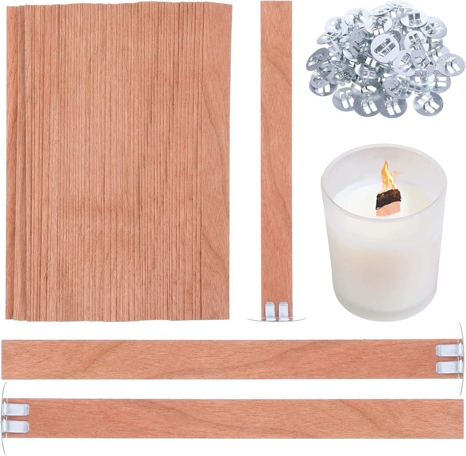 60 stuks houten lonten voor he - Candle Making Reno recensie en prijs