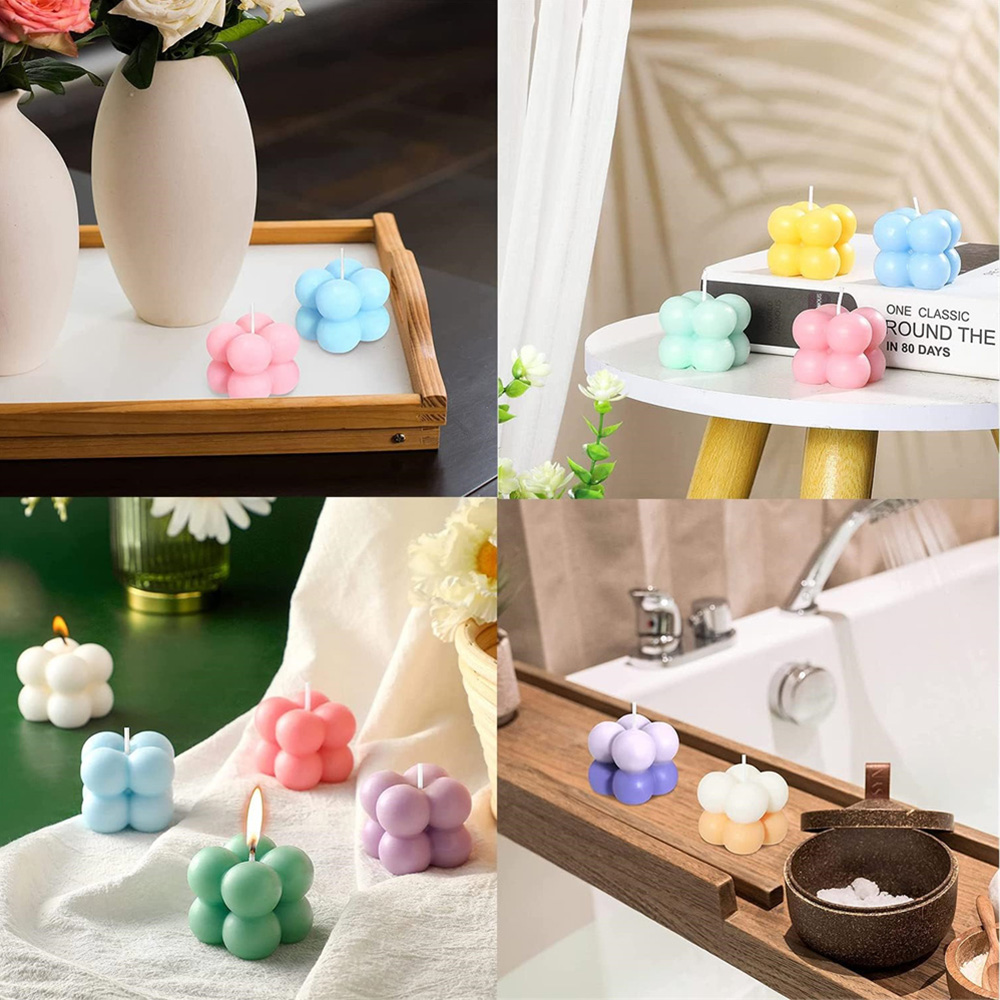 3D Bubbelkubus Siliconen Kaars - Candle Making Kits recensie en prijs